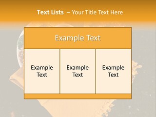 Country Home Mustard PowerPoint Template