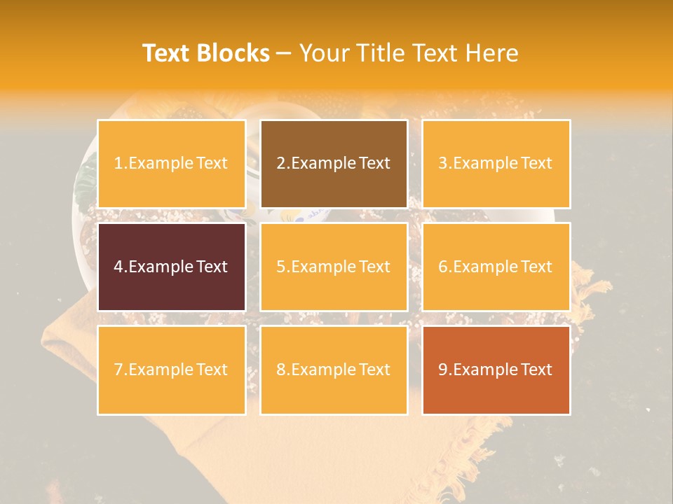 Country Home Mustard PowerPoint Template