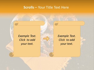 Country Home Mustard PowerPoint Template