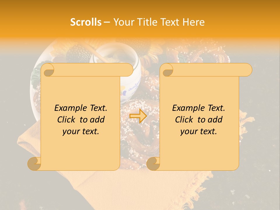 Country Home Mustard PowerPoint Template