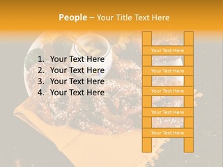 Country Home Mustard PowerPoint Template