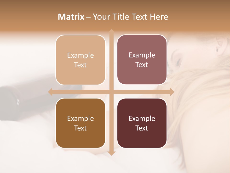 Female Solitude Concept PowerPoint Template