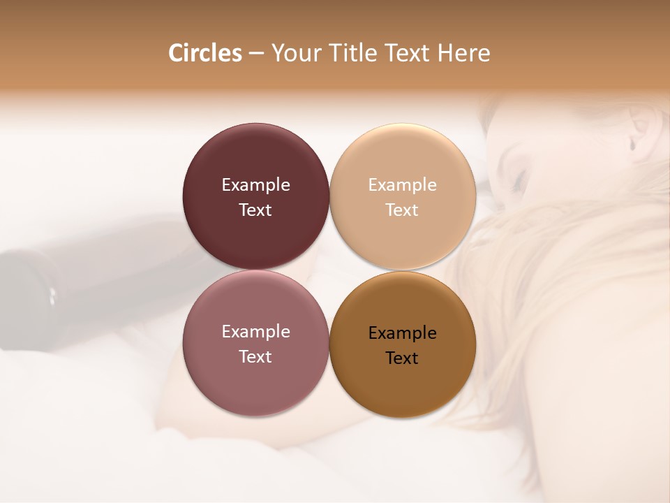 Female Solitude Concept PowerPoint Template