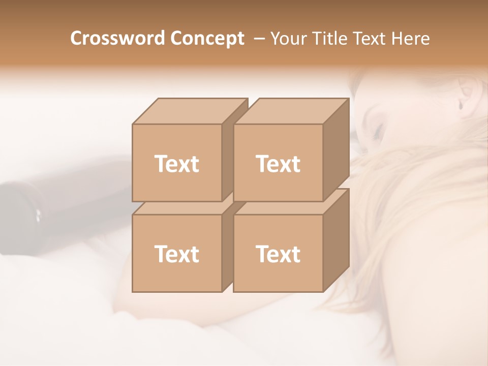 Female Solitude Concept PowerPoint Template