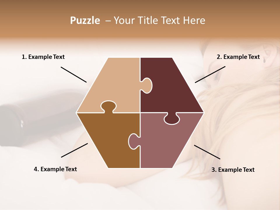 Female Solitude Concept PowerPoint Template