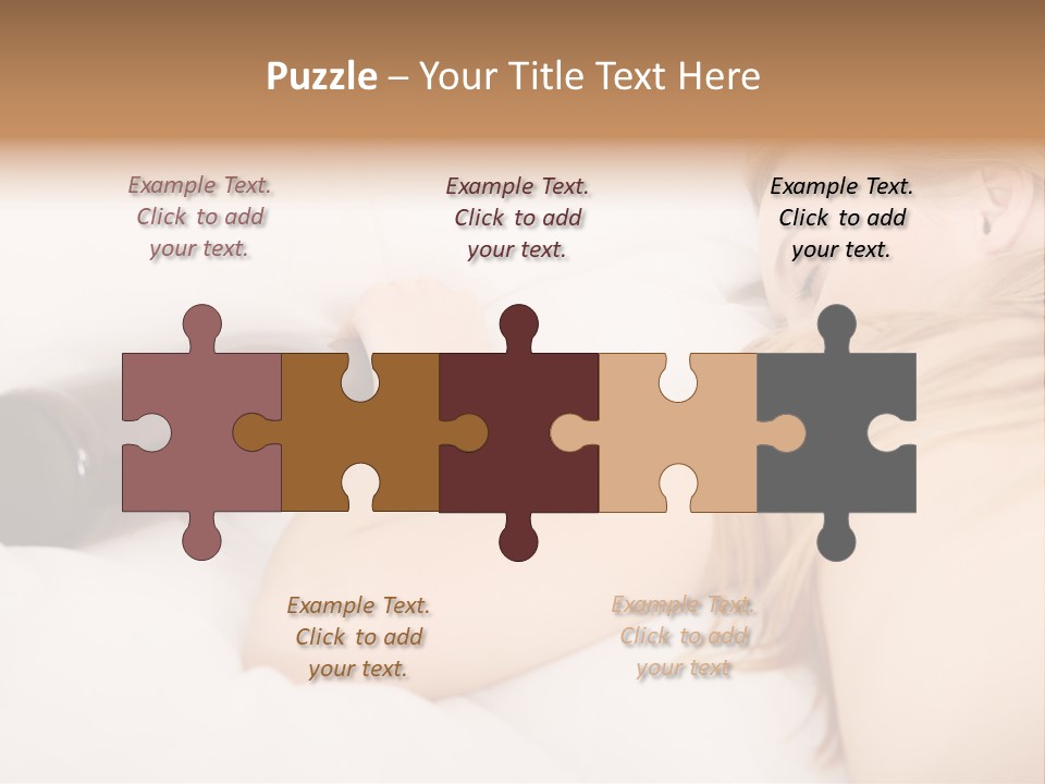 Female Solitude Concept PowerPoint Template