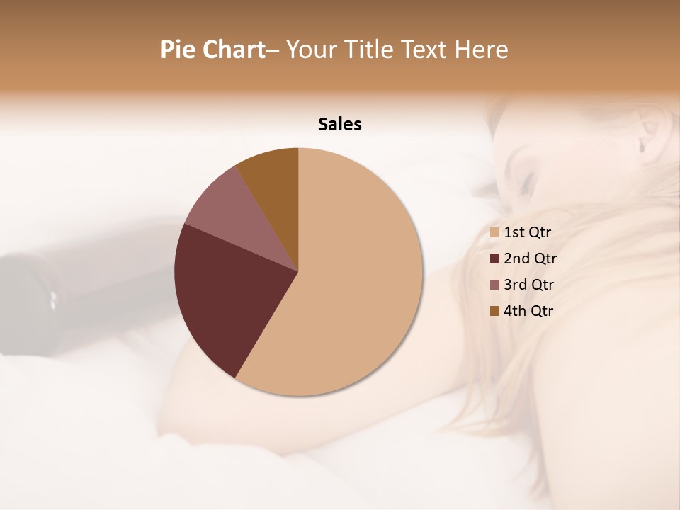 Female Solitude Concept PowerPoint Template