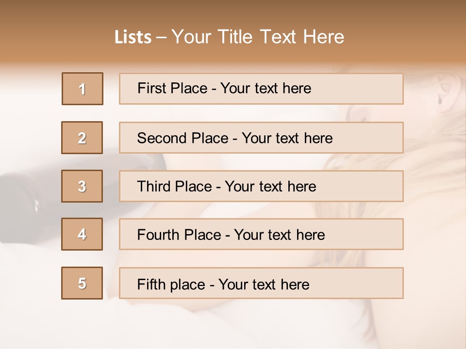 Female Solitude Concept PowerPoint Template