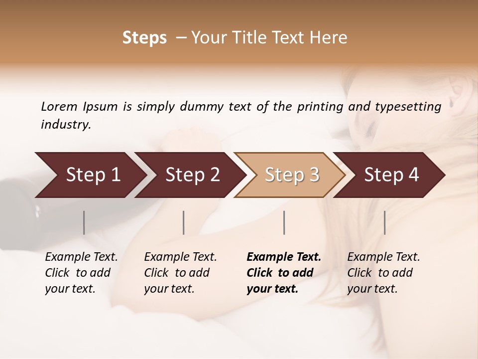 Female Solitude Concept PowerPoint Template