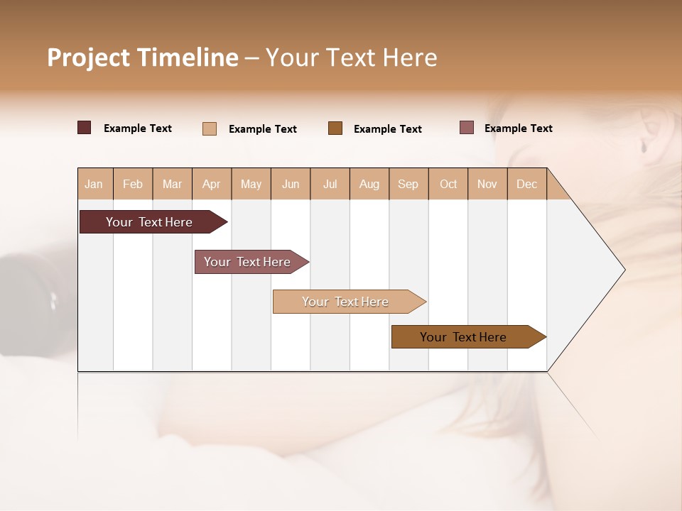 Female Solitude Concept PowerPoint Template