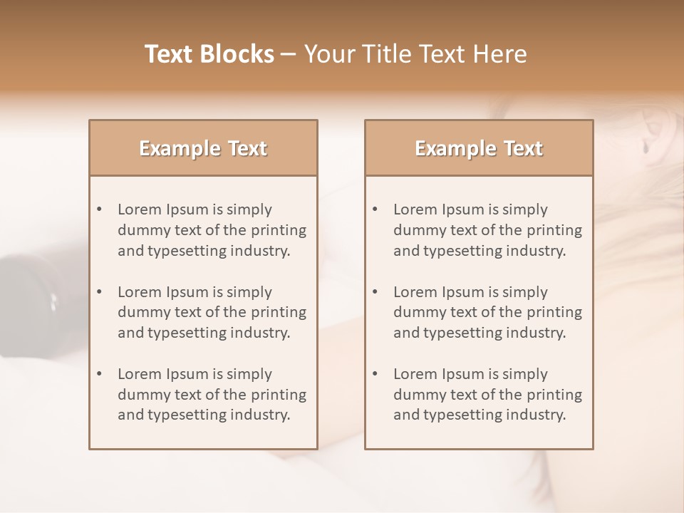 Female Solitude Concept PowerPoint Template