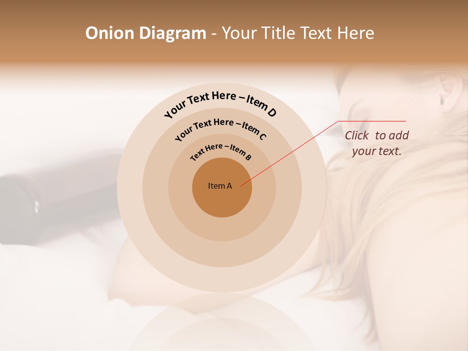 Female Solitude Concept PowerPoint Template