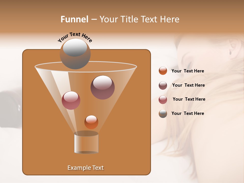Female Solitude Concept PowerPoint Template