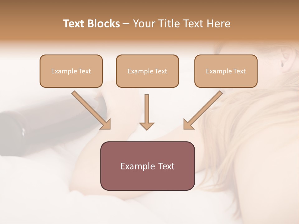 Female Solitude Concept PowerPoint Template