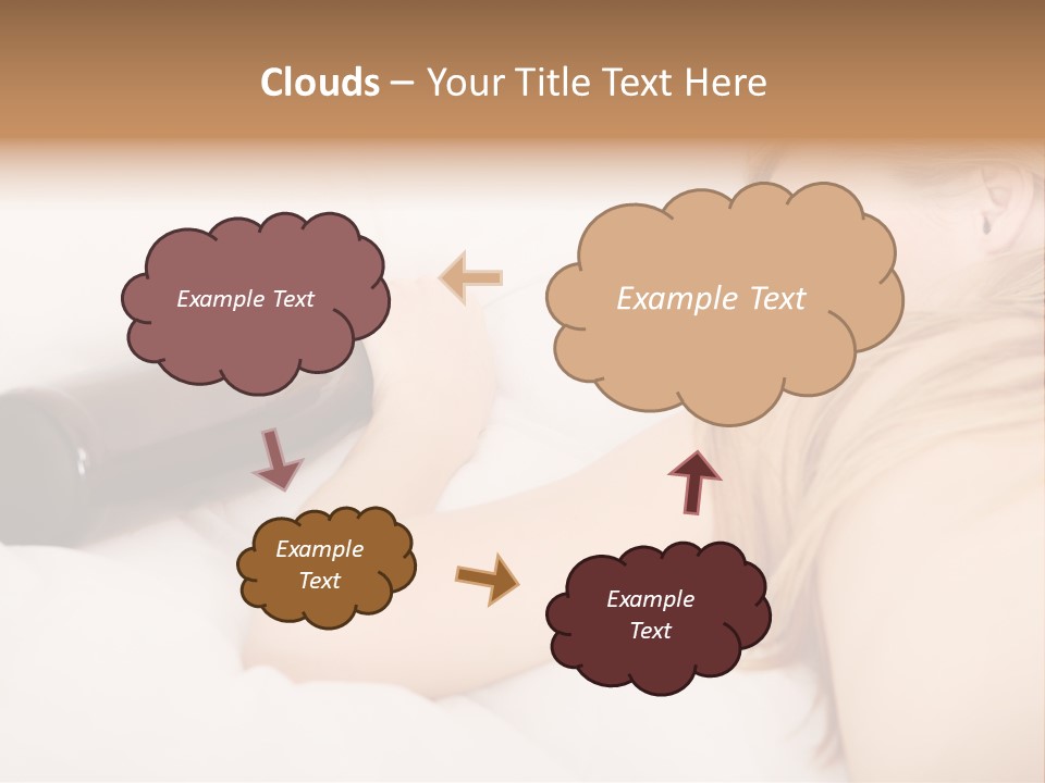 Female Solitude Concept PowerPoint Template