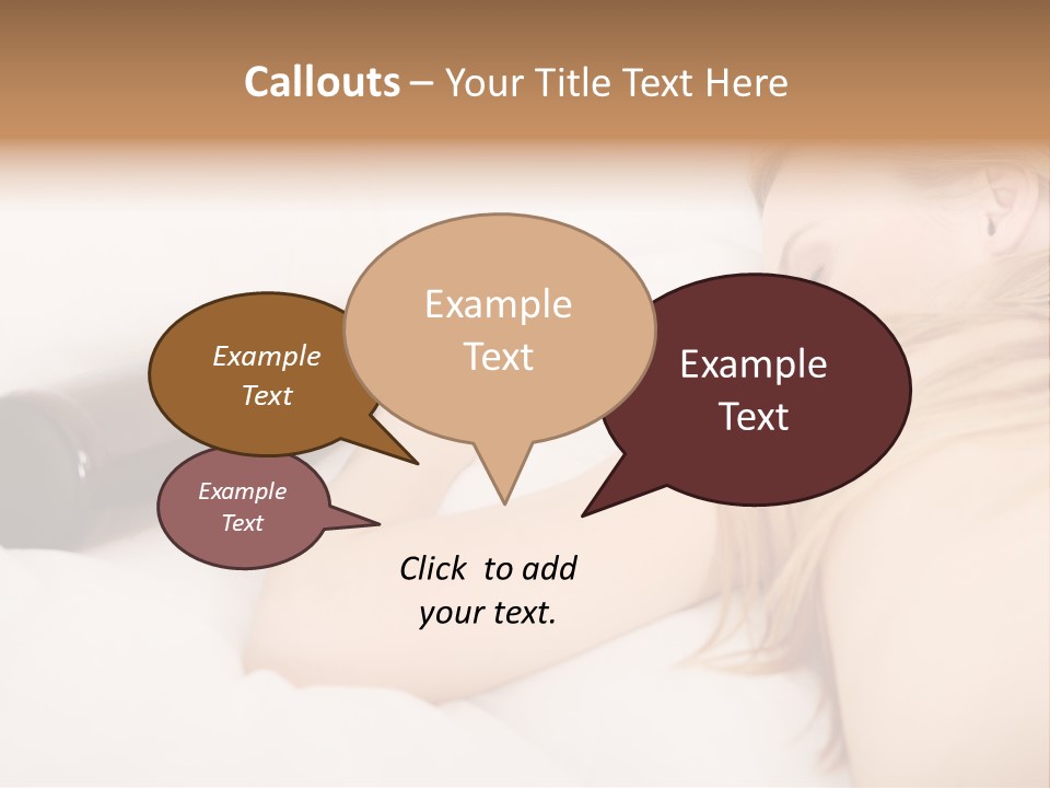 Female Solitude Concept PowerPoint Template