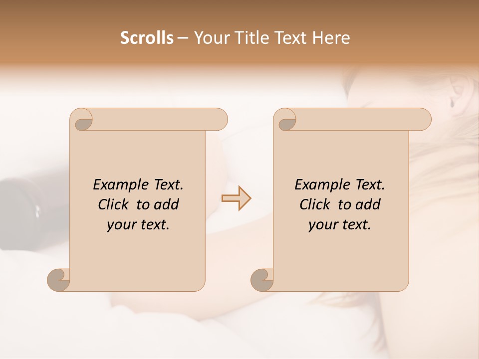 Female Solitude Concept PowerPoint Template