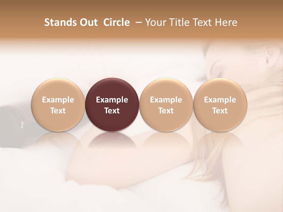 Female Solitude Concept PowerPoint Template