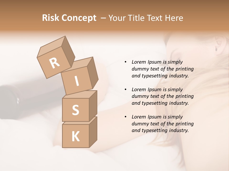 Female Solitude Concept PowerPoint Template