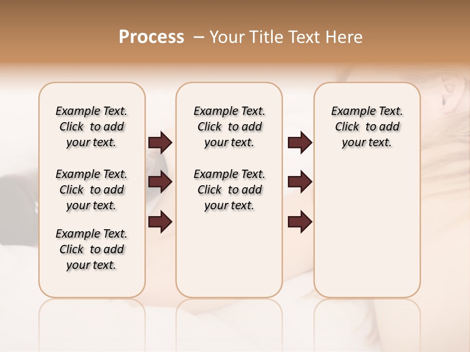 Female Solitude Concept PowerPoint Template
