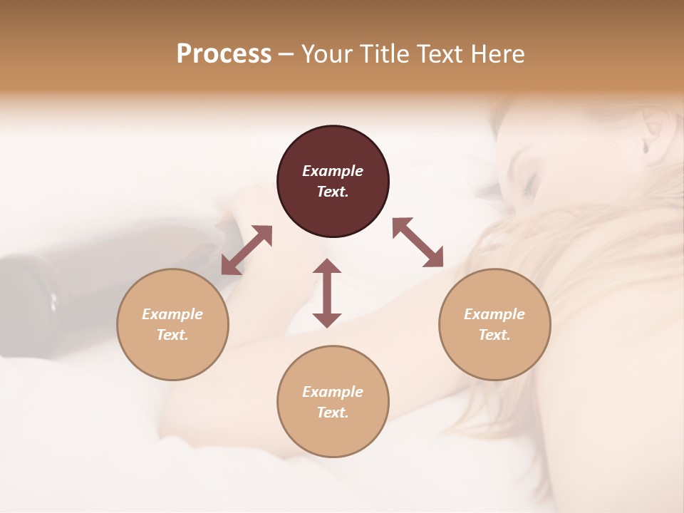 Female Solitude Concept PowerPoint Template