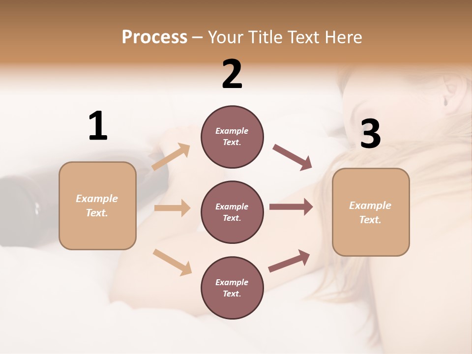 Female Solitude Concept PowerPoint Template