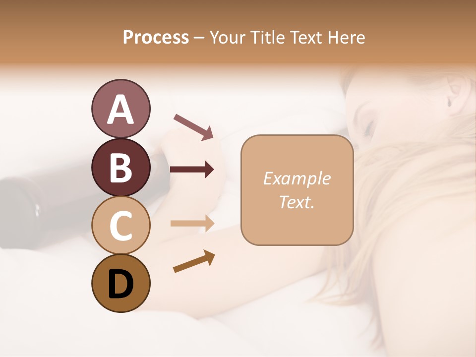 Female Solitude Concept PowerPoint Template