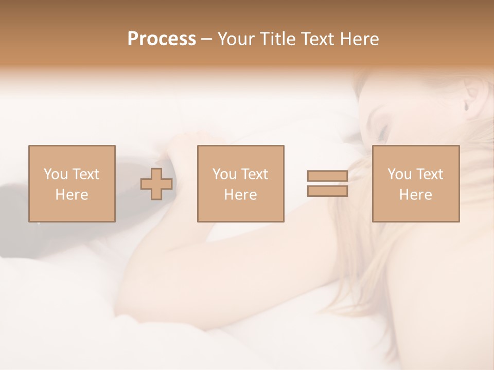 Female Solitude Concept PowerPoint Template