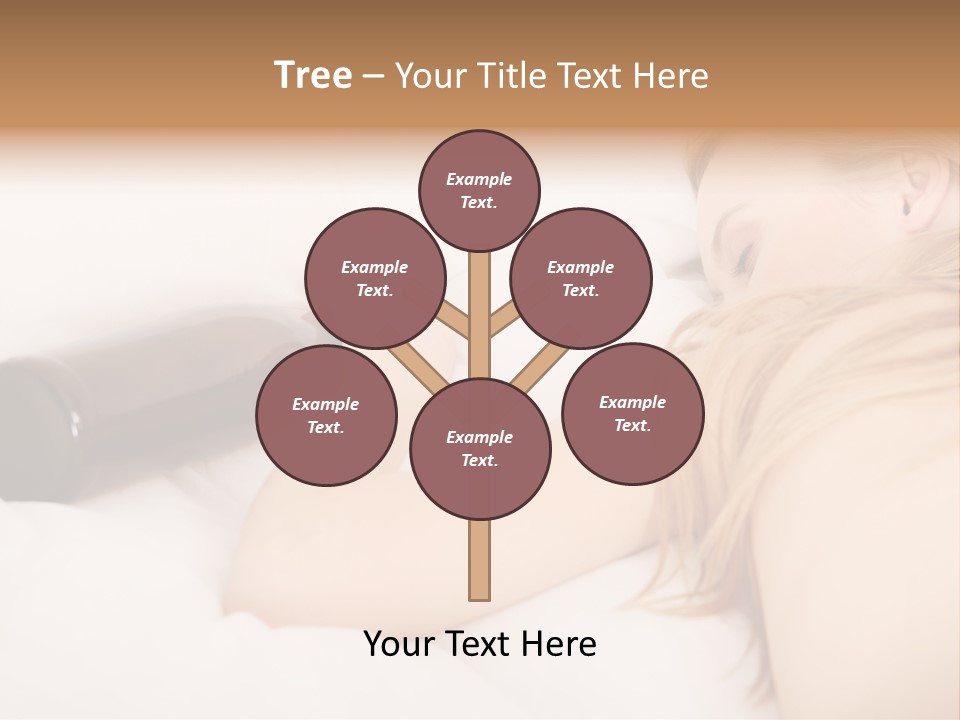 Female Solitude Concept PowerPoint Template