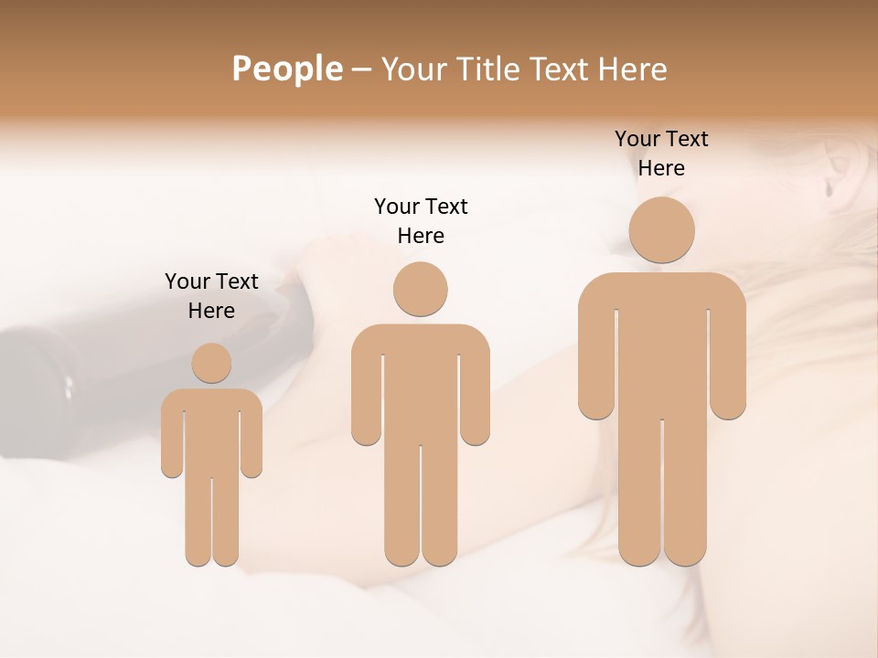 Female Solitude Concept PowerPoint Template