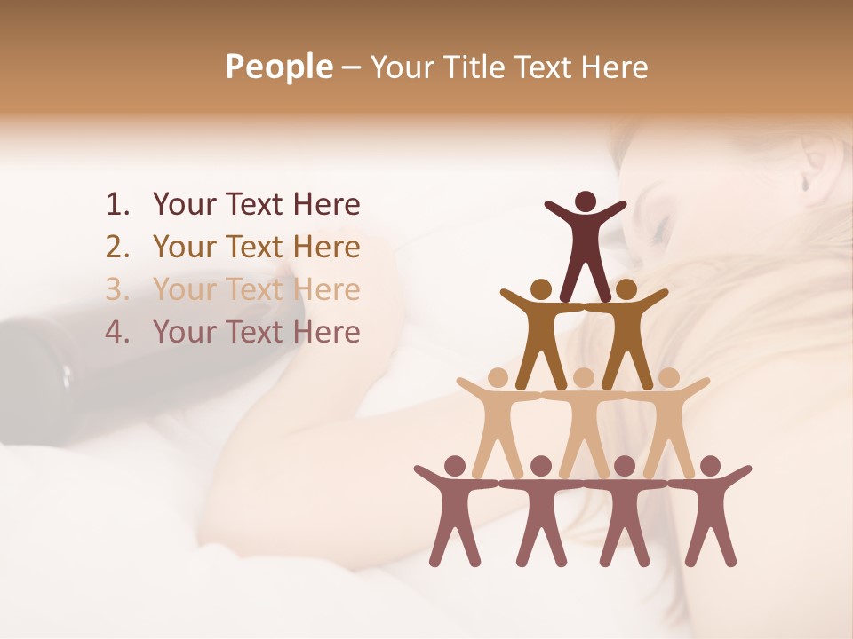 Female Solitude Concept PowerPoint Template