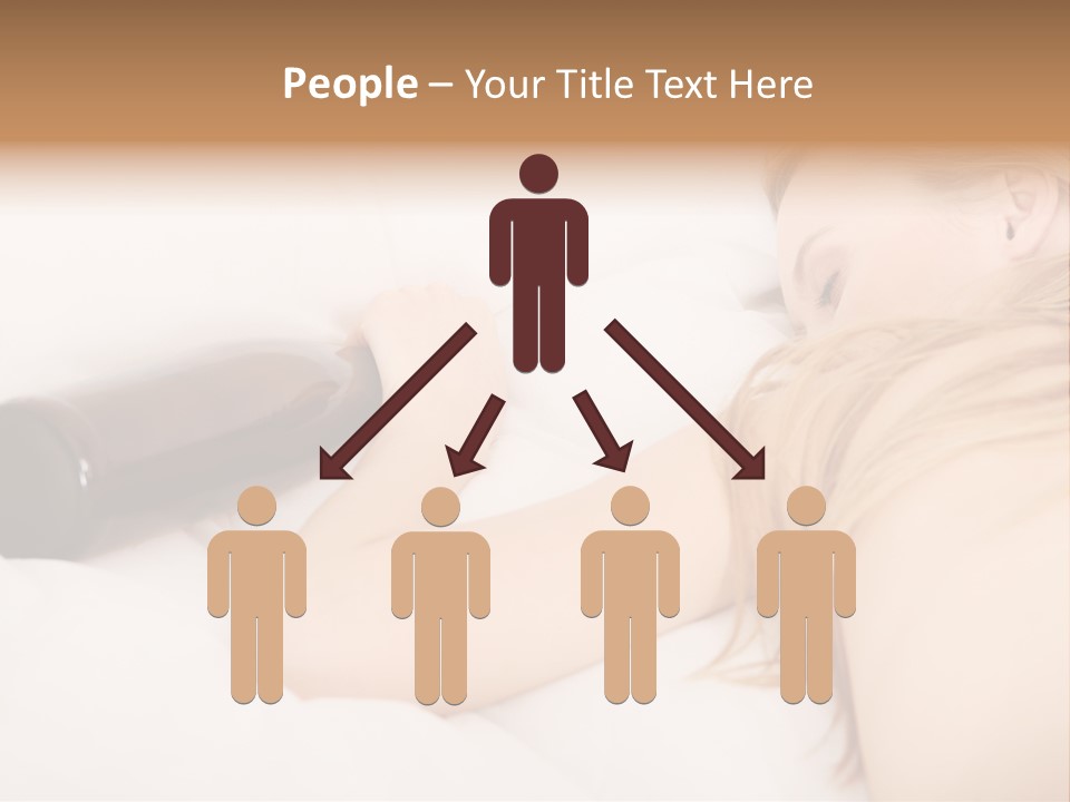 Female Solitude Concept PowerPoint Template