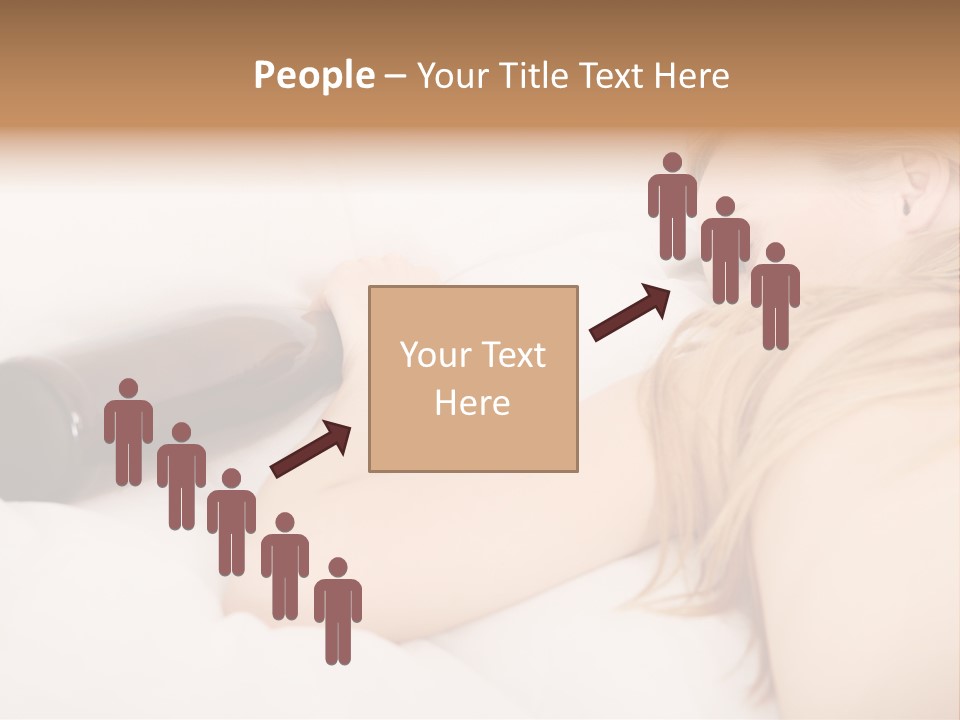 Female Solitude Concept PowerPoint Template