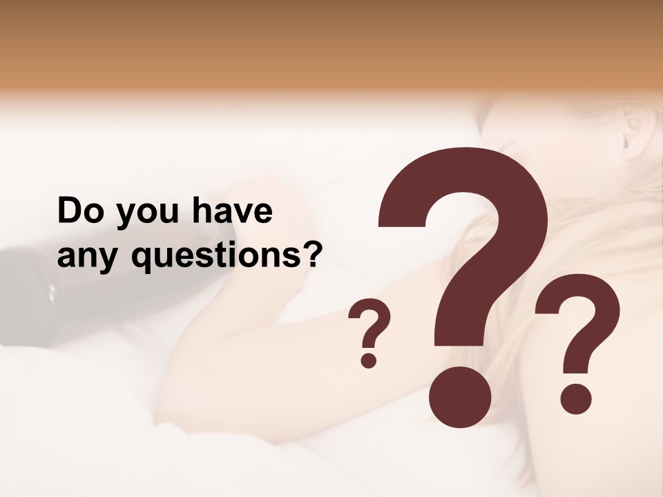 Female Solitude Concept PowerPoint Template