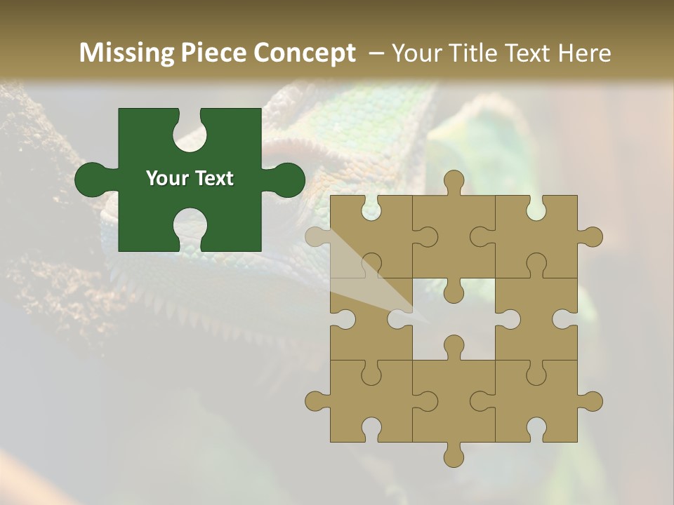 Looking Camouflage Careless PowerPoint Template