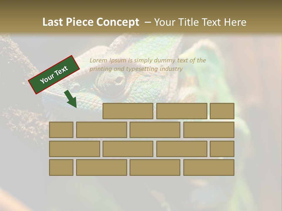 Looking Camouflage Careless PowerPoint Template