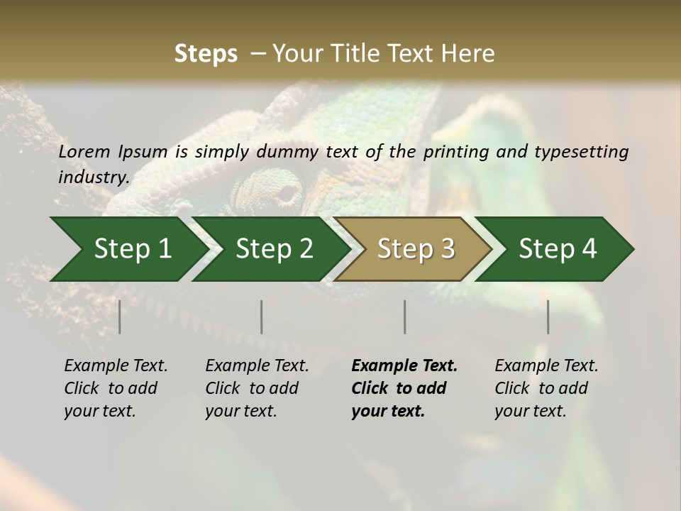 Looking Camouflage Careless PowerPoint Template