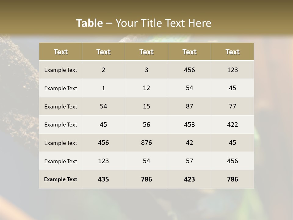Looking Camouflage Careless PowerPoint Template