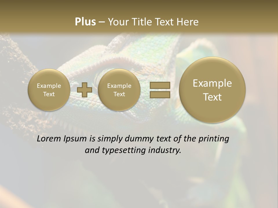 Looking Camouflage Careless PowerPoint Template