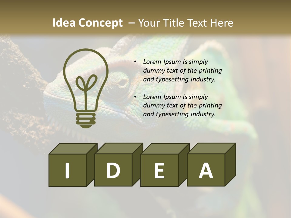 Looking Camouflage Careless PowerPoint Template