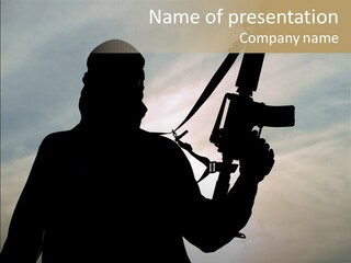 Rifle War Islam PowerPoint Template