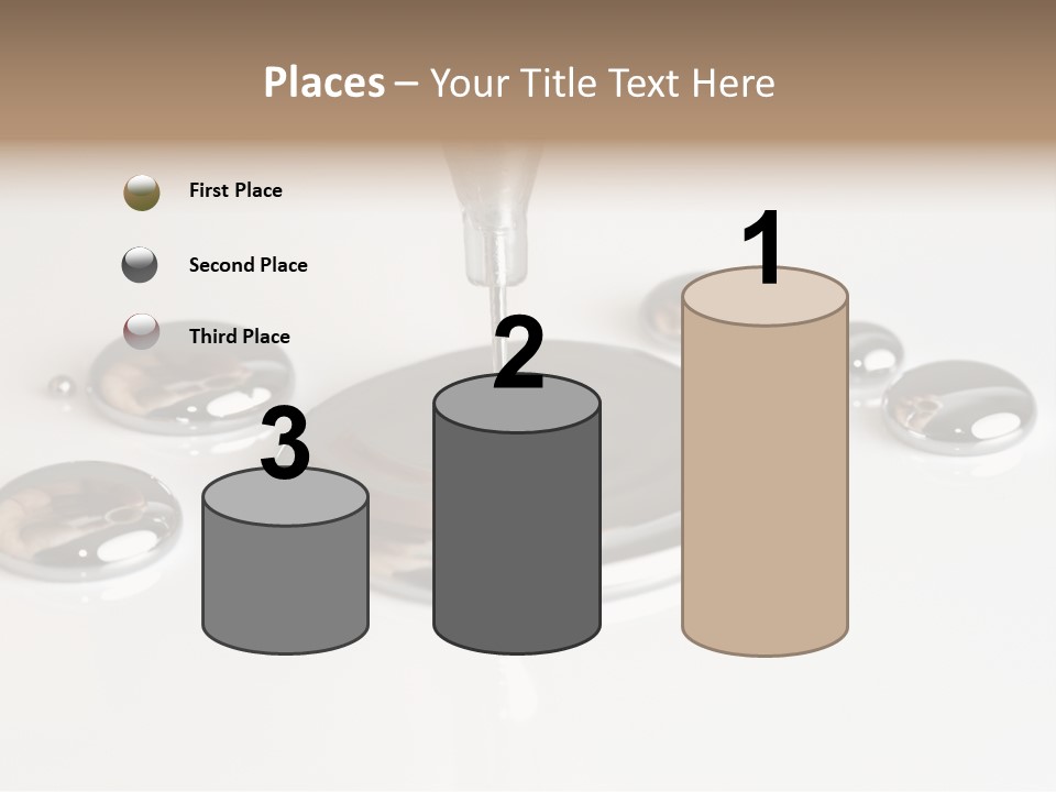 Flowing Experiment Ball PowerPoint Template