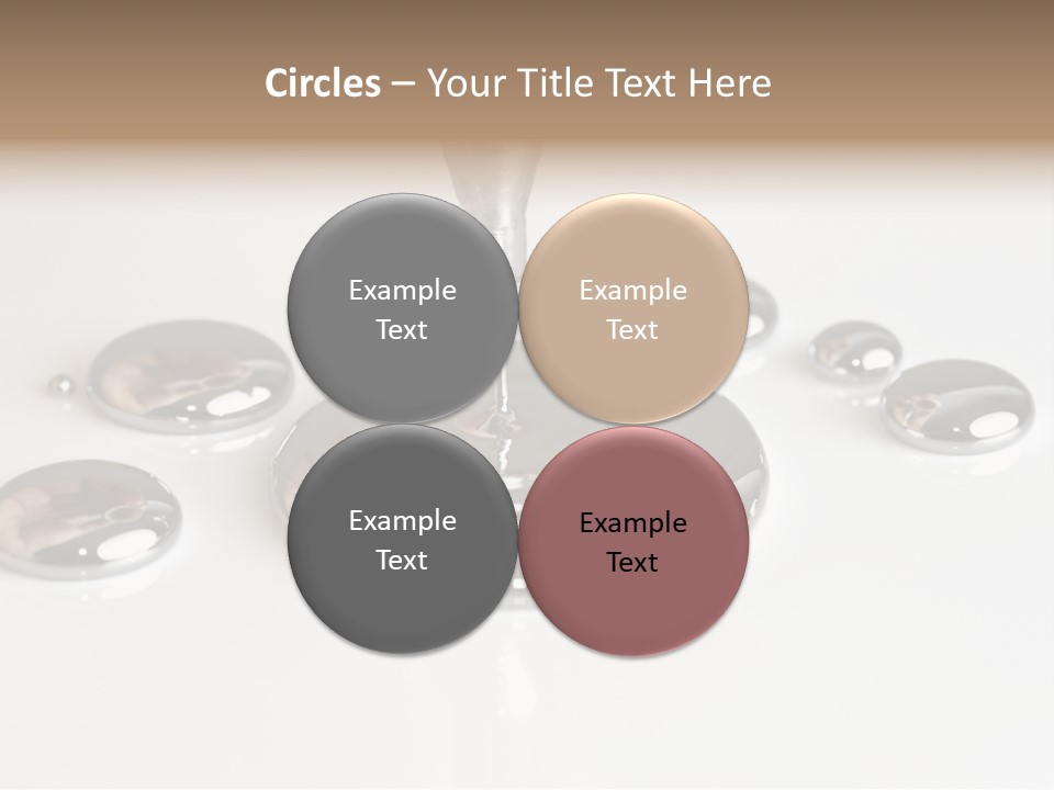 Flowing Experiment Ball PowerPoint Template