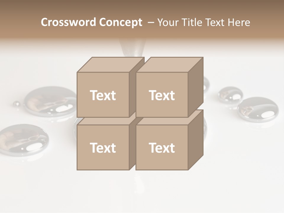 Flowing Experiment Ball PowerPoint Template
