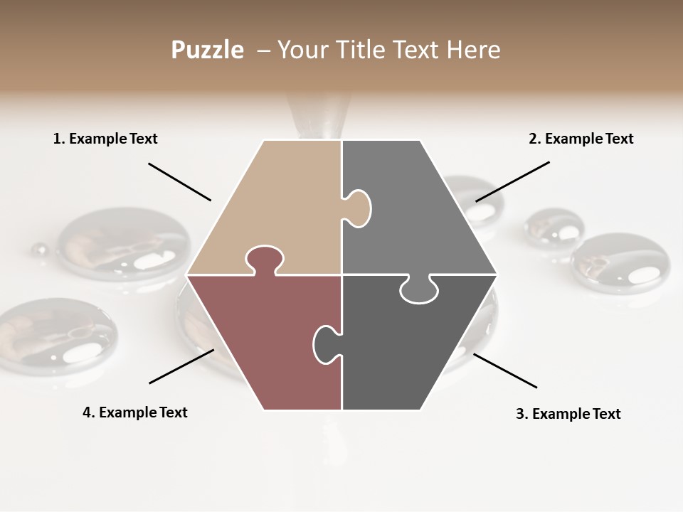 Flowing Experiment Ball PowerPoint Template