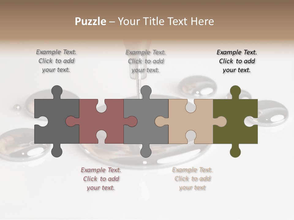 Flowing Experiment Ball PowerPoint Template
