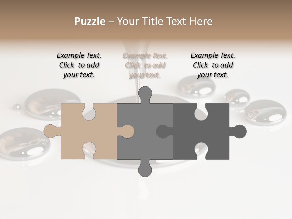 Flowing Experiment Ball PowerPoint Template