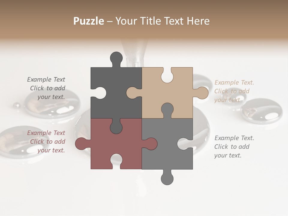 Flowing Experiment Ball PowerPoint Template
