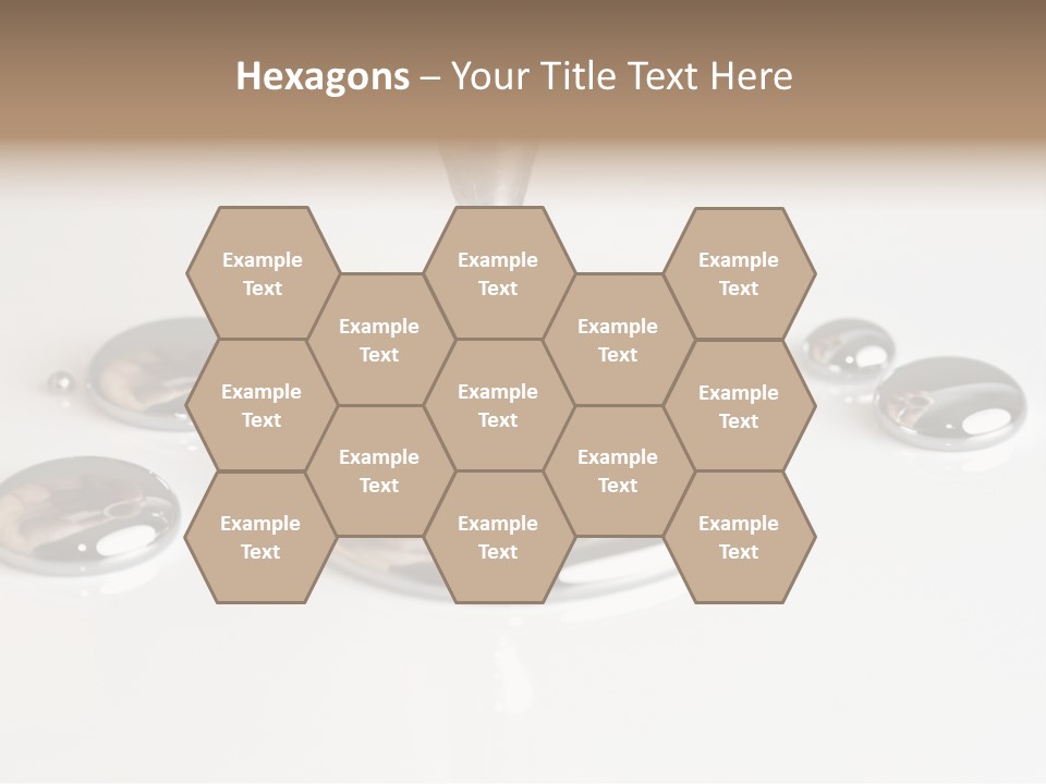 Flowing Experiment Ball PowerPoint Template