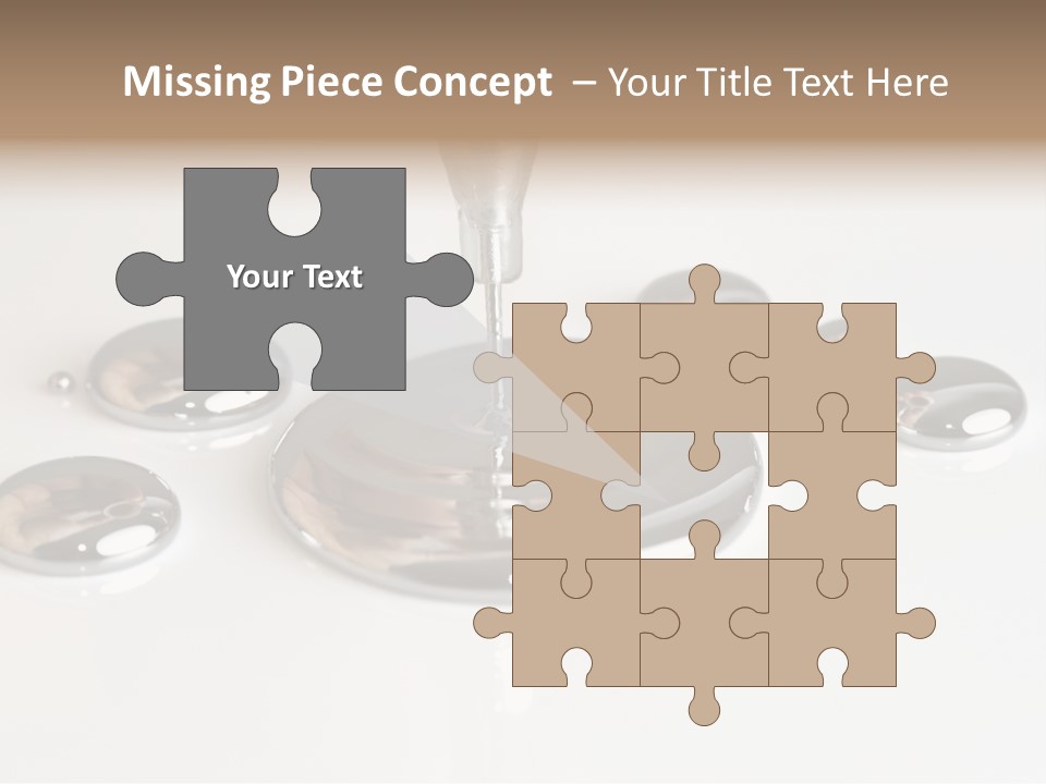 Flowing Experiment Ball PowerPoint Template